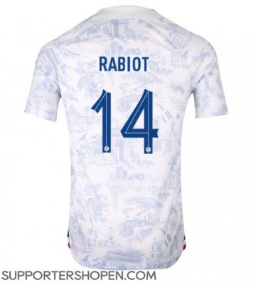 Frankrike Adrien Rabiot #14 Borta Matchtröja VM 2022 Kortärmad